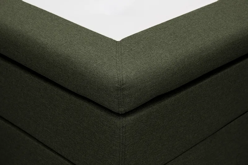 HVILA Classic Komplett Sängpaket 90x200 cm Kontinentalsäng med rutad sänggavel - Grön - Möbler - Sovrum - Sängar - Komplett Sängpaket