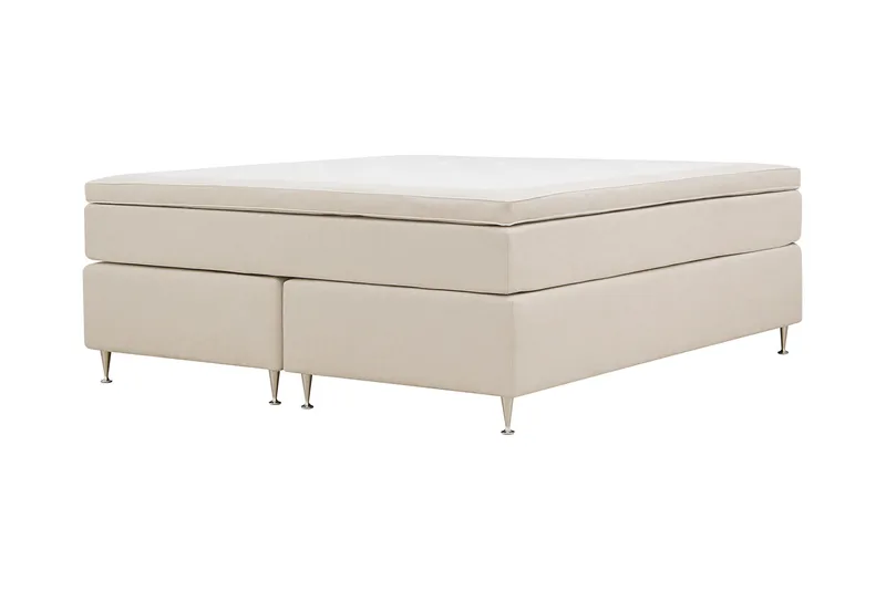 HVILA Lyx Kontinentalsäng 160x200 cm - Ljusbeige - Möbler - Sovrum - Sängar - Kontinentalsängar