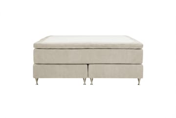HVILA Premium Kontinentalsäng 160x200 cm - Beige Tyg - Möbler - Sovrum - Sängar - Kontinentalsängar