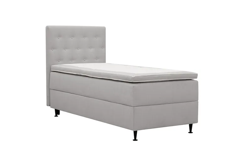 HVILA Plus Komplett Sängpaket med Förvaring 90x200 cm - Grå - Möbler - Sovrum - Sängar - Kontinentalsängar