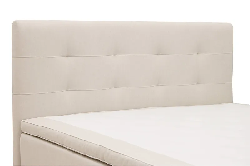HVILA Premium Kontinentalsäng 180x200 cm - Ljusbeige Tyg - Möbler - Sovrum - Sängar - Kontinentalsängar