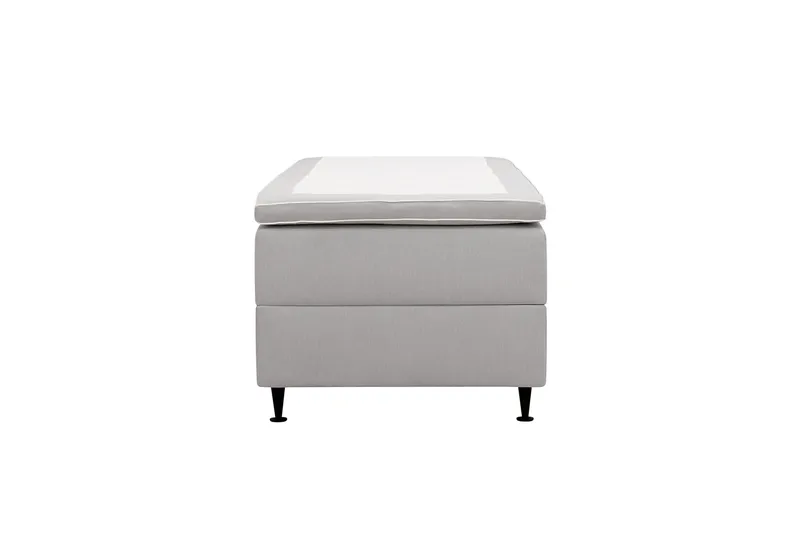 HVILA Plus Kontinentalsäng med Förvaring 90x200 cm - Grå - Möbler - Sovrum - Sängar - Komplett Sängpaket