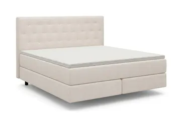 HVILA Premium Sängpaket Kontinentalsäng 180x200 cm med svävande effekt inkl. Bäddmadrass i Latex med Tvättbar klädsel - Medium/Fast - Möbler - Sovrum - Sängar - Komplett Sängpaket