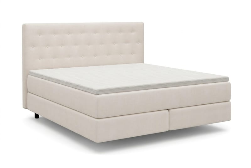 HVILA Premium Sängpaket Kontinentalsäng 180x200 cm med svävande effekt inkl. Bäddmadrass i Latex med Tvättbar klädsel - Medium/Fast - Möbler - Sovrum - Sängar - Komplett Sängpaket