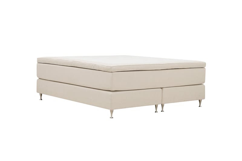 HVILA Premium Kontinentalsäng 180x200 cm - Ljusbeige Tyg - Möbler - Sovrum - Sängar - Kontinentalsängar