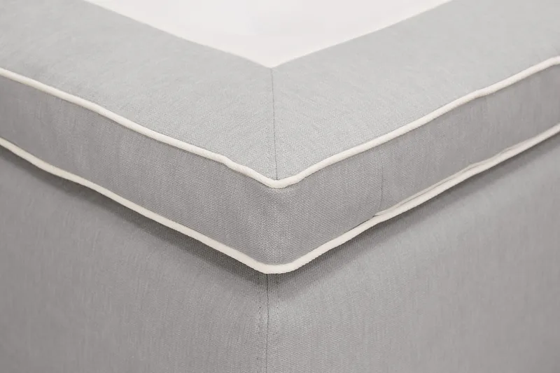 HVILA Plus Kontinentalsäng med Förvaring 120x200 cm - Grå - Möbler - Sovrum - Sängar - Kontinentalsängar