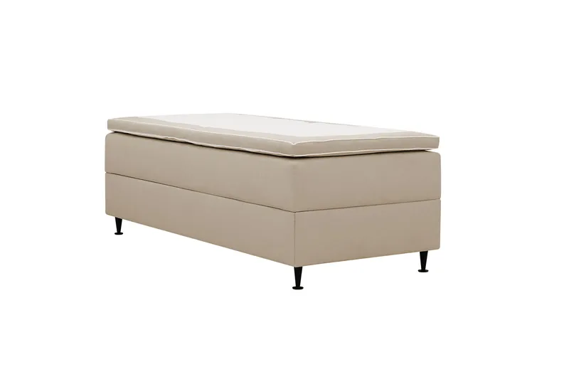HVILA Plus Kontinentalsäng med Förvaring 90x200 cm - Beige - Möbler - Sovrum - Sängar - Kontinentalsängar