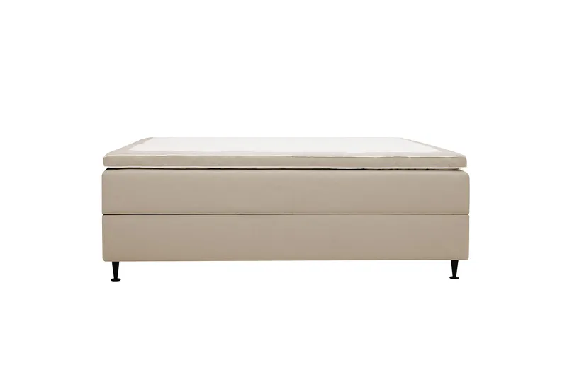HVILA Plus Kontinentalsäng med Förvaring 90x200 cm - Beige - Möbler - Sovrum - Sängar - Kontinentalsängar