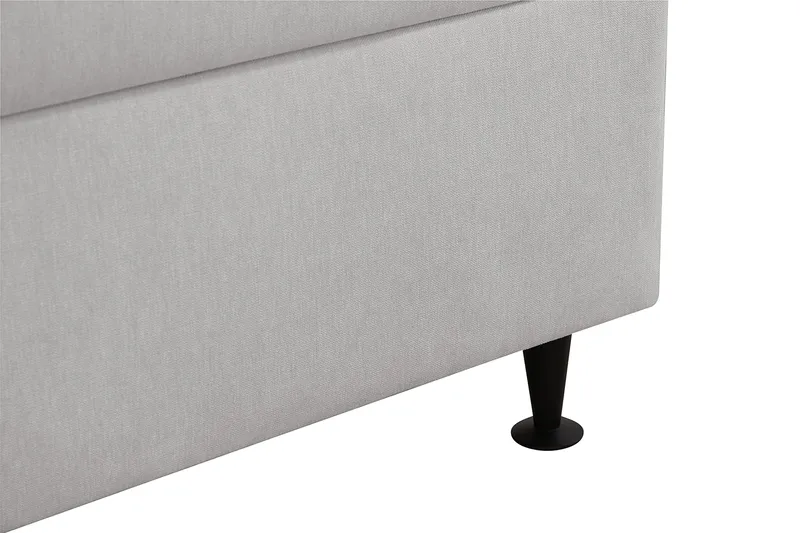 HVILA Plus Kontinentalsäng med Förvaring 120x200 cm - Grå - Möbler - Sovrum - Sängar - Kontinentalsängar