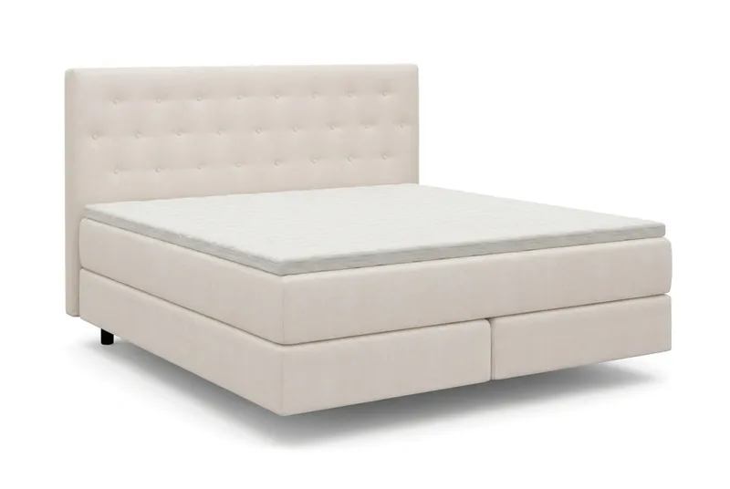 HVILA Premium Sängpaket Kontinentalsäng 180x200 cm med svävande effekt inkl. Bäddmadrass i Memoryskum med Tvättbar klädsel - Memoryskum - Möbler - Sovrum - Sängar - Komplett Sängpaket