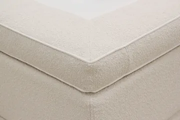 HVILA Premium Kontinentalsäng 160x200 cm - Ljusbeige Bouclé - Möbler - Sovrum - Sängar - Komplett Sängpaket