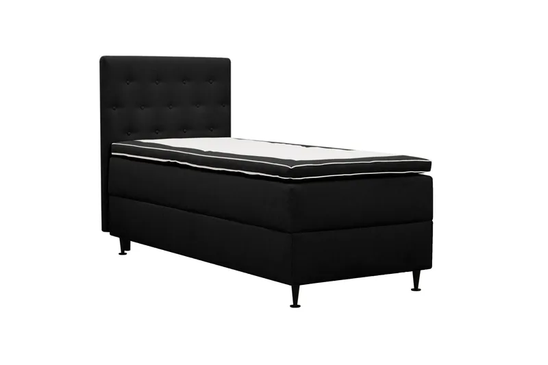 HVILA Plus Komplett Sängpaket med Förvaring 90x200 cm - Antracit - Möbler - Sovrum - Sängar - Kontinentalsängar