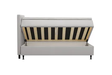 HVILA Plus Komplett Sängpaket med Förvaring 90x200 cm - Grå - Möbler - Sovrum - Sängar - Kontinentalsängar