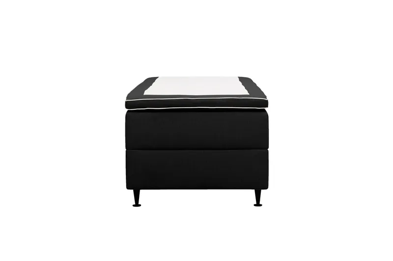 HVILA Plus Kontinentalsäng med Förvaring 90x200 cm, Antracit