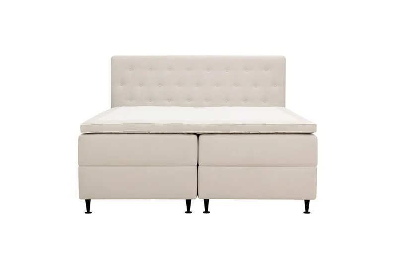 HVILA Plus Komplett Sängpaket med Förvaring 180x200 cm - Ljusbeige - Möbler - Sovrum - Sängar - Kontinentalsängar