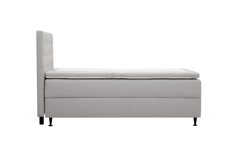 HVILA Plus Komplett Sängpaket med Förvaring 90x200 cm - Grå - Möbler - Sovrum - Sängar - Kontinentalsängar