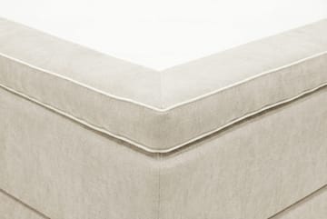 HVILA Premium Komplett Sängpaket 160x200 cm Kontinentalsäng med Sänggavel - Beige Tyg - Möbler - Sovrum - Sängar - Kontinentalsängar