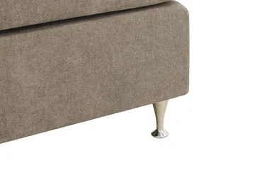 HVILA Premium Kontinentalsäng 160x200 cm - Ljusbrun Tyg - Möbler - Sovrum - Sängar - Kontinentalsängar