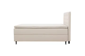 HVILA Plus Komplett Sängpaket med Förvaring 120x200 cm - Ljusbeige - Möbler - Sovrum - Sängar - Komplett Sängpaket