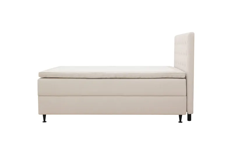 HVILA Plus Komplett Sängpaket med Förvaring 120x200 cm - Ljusbeige - Möbler - Sovrum - Sängar - Kontinentalsängar