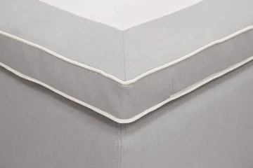 HVILA Plus Kontinentalsäng med Förvaring 160x200 cm - Grå - Möbler - Sovrum - Sängar - Komplett Sängpaket