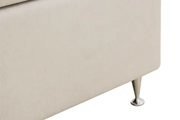 HVILA Premium Komplett Sängpaket 180x200 cm Kontinentalsäng med Sänggavel - Ljusbeige Tyg - Möbler - Sovrum - Sängar - Komplett Sängpaket