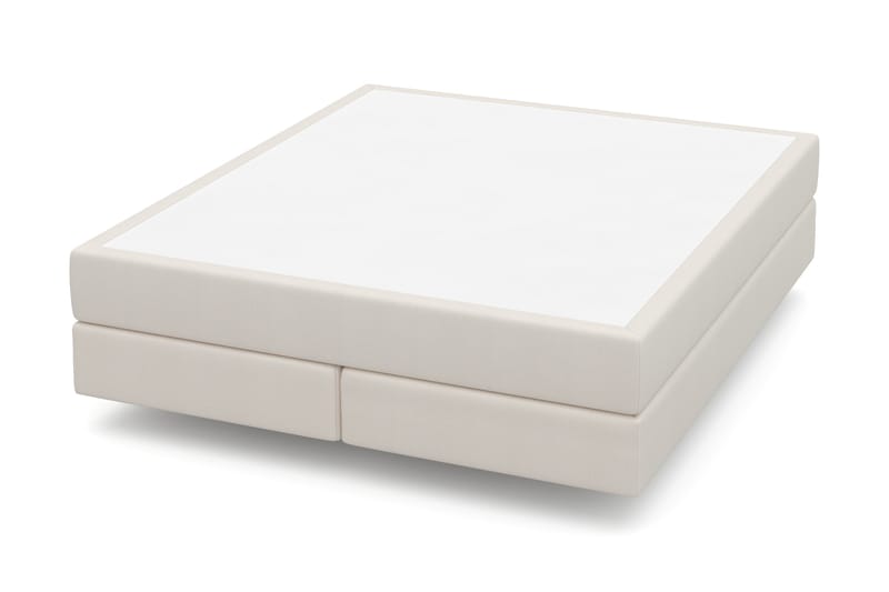 HVILA Premium Kontinentalsäng 180x200 cm med svävande effekt utan bäddmadrass - Vit - Möbler - Sovrum - Sängar - Komplett Sängpaket