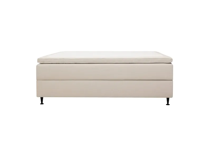 HVILA Plus Kontinentalsäng med Förvaring 120x200 cm - Ljusbeige - Möbler - Sovrum - Sängar - Kontinentalsängar