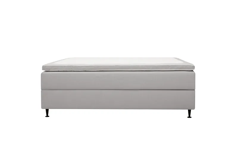 HVILA Plus Kontinentalsäng med Förvaring 160x200 cm - Grå - Möbler - Sovrum - Sängar - Komplett Sängpaket