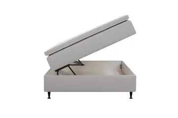 HVILA Plus Kontinentalsäng med Förvaring 120x200 cm - Grå - Möbler - Sovrum - Sängar - Komplett Sängpaket