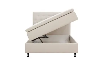 HVILA Plus Komplett Sängpaket med Förvaring 120x200 cm - Ljusbeige - Möbler - Sovrum - Sängar - Komplett Sängpaket
