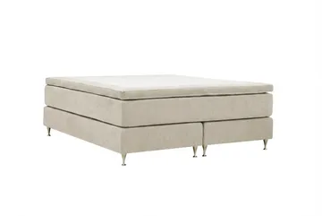 HVILA Premium Kontinentalsäng 180x200 cm - Beige Tyg - Möbler - Sovrum - Sängar - Kontinentalsängar