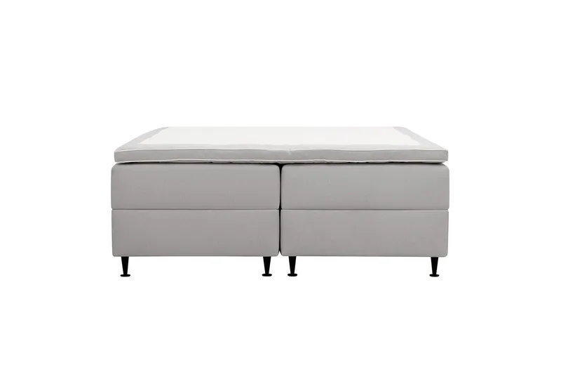 HVILA Plus Kontinentalsäng med Förvaring 160x200 cm - Grå - Möbler - Sovrum - Sängar - Komplett Sängpaket