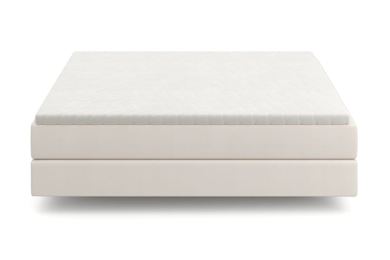 HVILA Premium Kontinentalsäng 180x200 cm med svävande effekt inkl. Bäddmadrass i Polyeterskum Mjuk/Medium med Tvättbar klädsel - Mjuk/Medium - Möbler - Sovrum - Sängar - Komplett Sängpaket