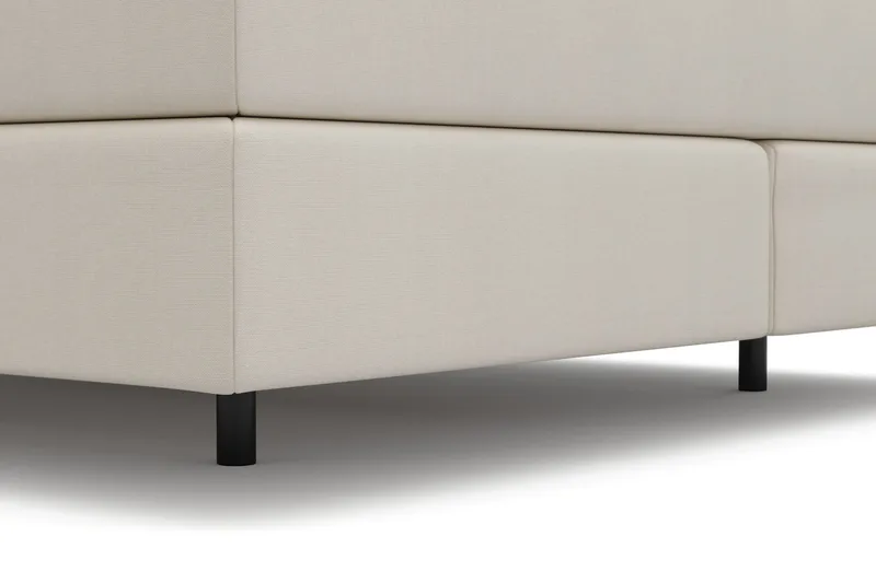 HVILA Premium Kontinentalsäng 180x200 cm med svävande effekt inkl. Bäddmadrass i Memoryskum med Tvättbar klädsel - Memoryskum - Möbler - Sovrum - Sängar - Komplett Sängpaket