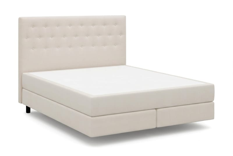 HVILA Premium Sängpaket Kontinentalsäng 180x200 cm med svävande effekt utan bäddmadrass - Vit - Möbler - Sovrum - Sängar - Komplett Sängpaket
