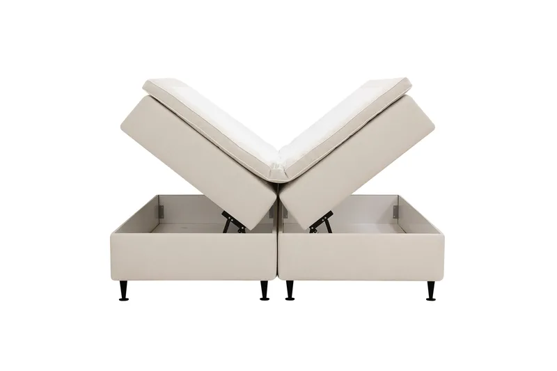 HVILA Plus Kontinentalsäng med Förvaring 180x200 cm - Ljusbeige - Möbler - Sovrum - Sängar - Kontinentalsängar