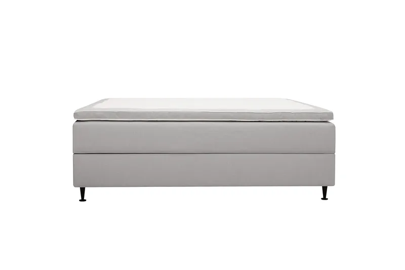 HVILA Plus Kontinentalsäng med Förvaring 90x200 cm - Grå - Möbler - Sovrum - Sängar - Komplett Sängpaket
