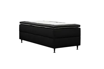 HVILA Plus Kontinentalsäng med Förvaring 90x200 cm - Antracit - Möbler - Sovrum - Sängar - Komplett Sängpaket