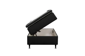 HVILA Plus Kontinentalsäng med Förvaring 90x200 cm - Antracit - Möbler - Sovrum - Sängar - Komplett Sängpaket