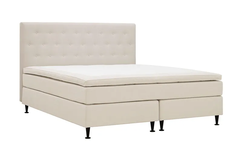 HVILA Plus Komplett Sängpaket 160x200 cm - Ljusbeige - Möbler - Sovrum - Sängar - Komplett Sängpaket