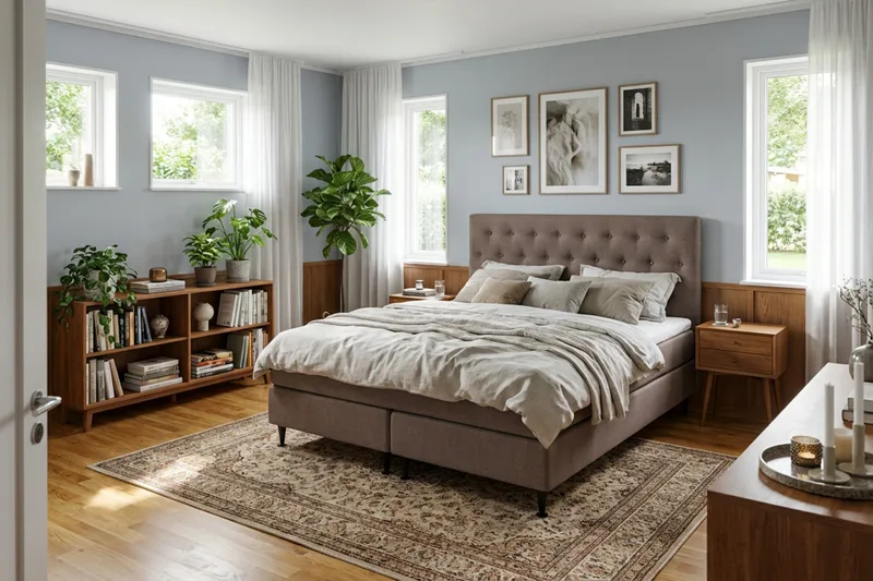 HVILA Plus Komplett Sängpaket 180x200 cm - Brun - Möbler - Sovrum - Sängar - Komplett Sängpaket