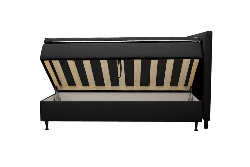 HVILA Plus Komplett Sängpaket med Förvaring 180x200 cm - Antracit - Möbler - Sovrum - Sängar - Kontinentalsängar