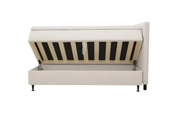 HVILA Plus Komplett Sängpaket med Förvaring 160x200 cm - Ljusbeige - Möbler - Sovrum - Sängar - Komplett Sängpaket