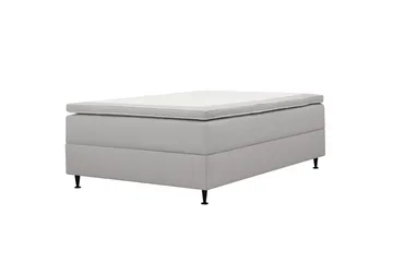 HVILA Plus Kontinentalsäng med Förvaring 120x200 cm - Grå - Möbler - Sovrum - Sängar - Komplett Sängpaket