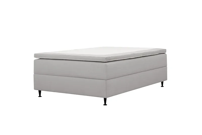HVILA Plus Kontinentalsäng med Förvaring 120x200 cm - Grå - Möbler - Sovrum - Sängar - Kontinentalsängar