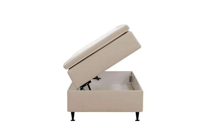HVILA Plus Kontinentalsäng med Förvaring 90x200 cm - Beige - Möbler - Sovrum - Sängar - Kontinentalsängar