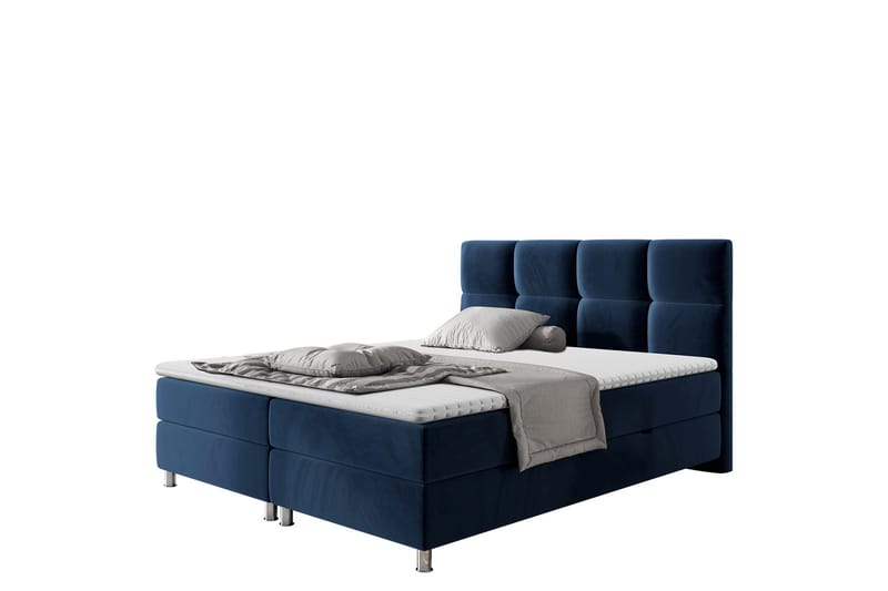Isoba Sängpaket Kontinentalsäng 160x200 cm, Blå