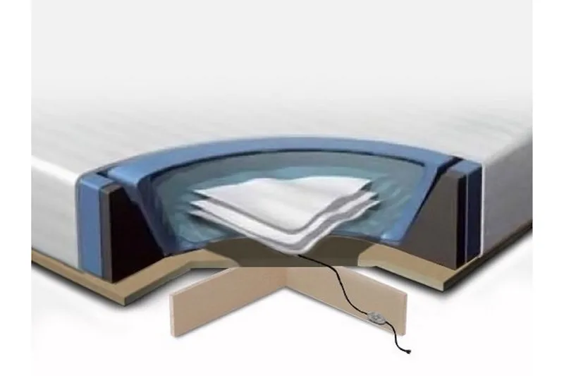 Jasmine Vattensäng 180|200 cm - Vit - Möbler - Sovrum - Sängar - Dubbelsängar