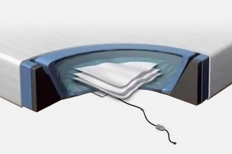 Jasmine Vattensäng 180x200 cm - Vit - Möbler - Sovrum - Sängar - Dubbelsängar